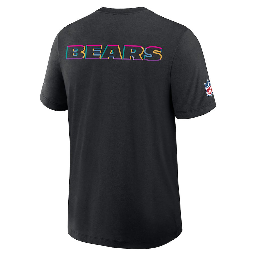 Chicago Bears 2025 NFL Crucial Catch Tri-Blend Dri-FIT T-Shirt - Black for sale