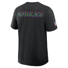 Philadelphia Eagles 2025 NFL Crucial Catch Tri-Blend Dri-FIT T-Shirt - Black for sale