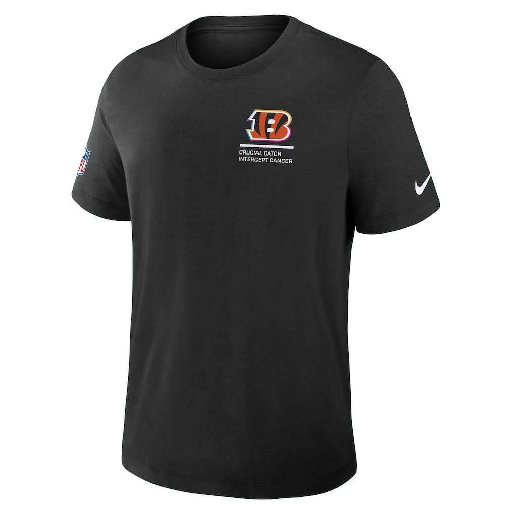 Cincinnati Bengals 2025 NFL Crucial Catch Tri-Blend Dri-FIT T-Shirt - Black discount
