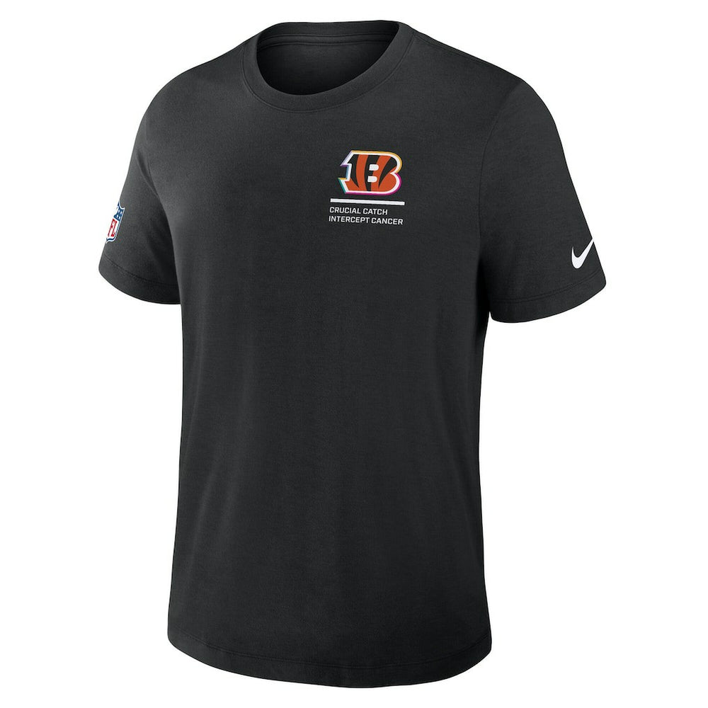 Cincinnati Bengals 2025 NFL Crucial Catch Tri-Blend Dri-FIT T-Shirt - Black discount