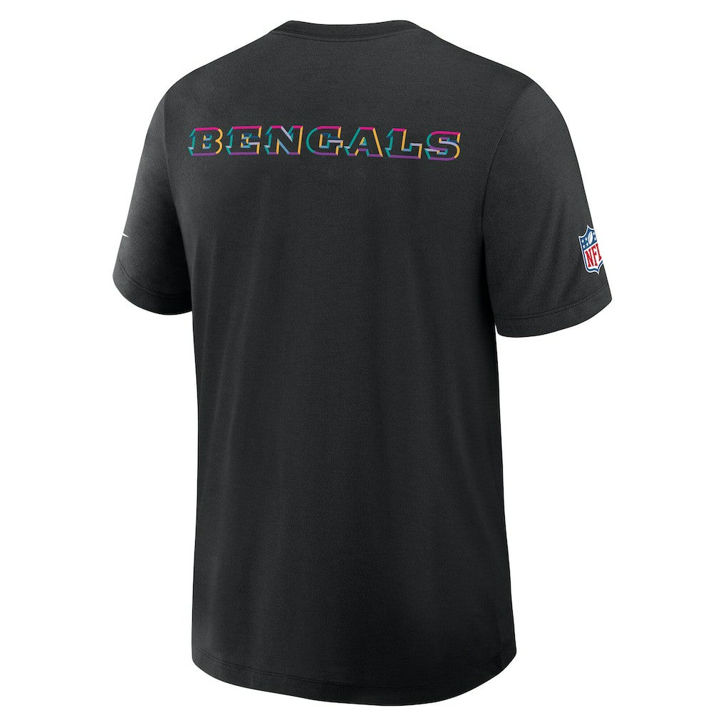 Cincinnati Bengals 2025 NFL Crucial Catch Tri-Blend Dri-FIT T-Shirt - Black discount