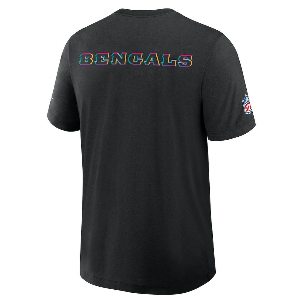 Cincinnati Bengals 2025 NFL Crucial Catch Tri-Blend Dri-FIT T-Shirt - Black discount