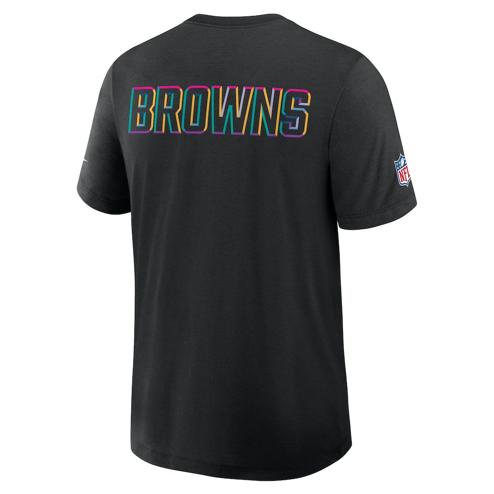 Cleveland Browns 2025 NFL Crucial Catch Tri-Blend Dri-FIT T-Shirt - Black outlet