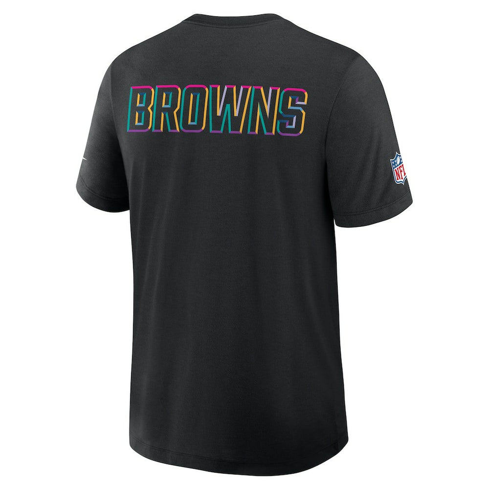 Cleveland Browns 2025 NFL Crucial Catch Tri-Blend Dri-FIT T-Shirt - Black outlet