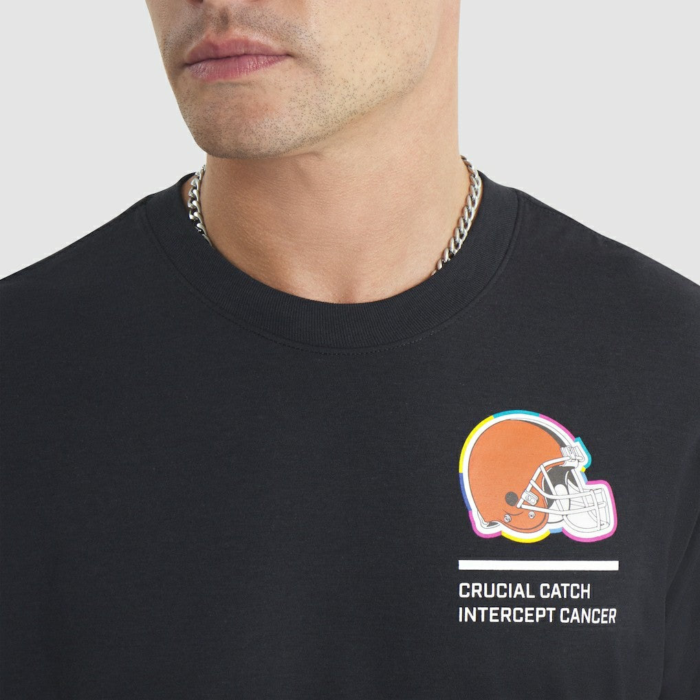 Cleveland Browns 2025 NFL Crucial Catch Tri-Blend Dri-FIT T-Shirt - Black outlet