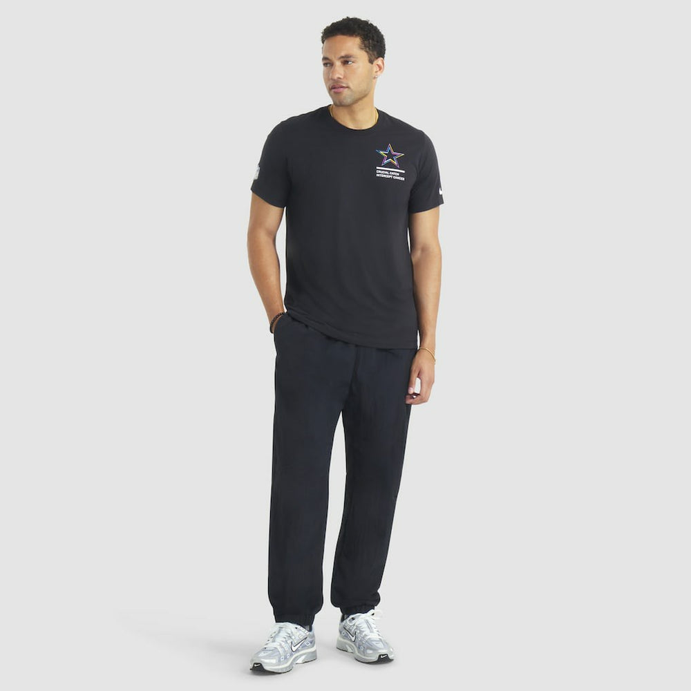 Dallas Cowboys 2025 NFL Crucial Catch Tri-Blend Dri-FIT T-Shirt - Black on sale
