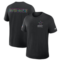 Dallas Cowboys 2025 NFL Crucial Catch Tri-Blend Dri-FIT T-Shirt - Black on sale