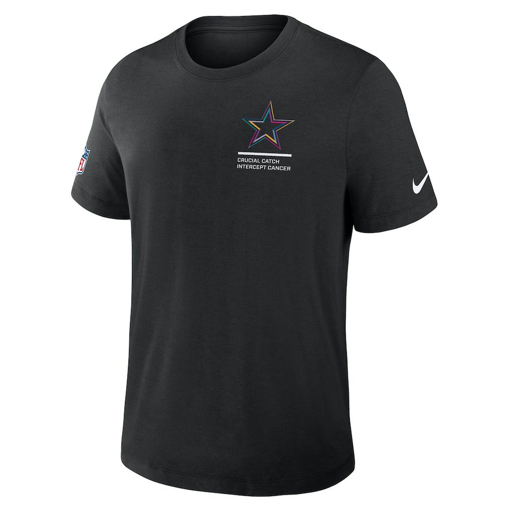 Dallas Cowboys 2025 NFL Crucial Catch Tri-Blend Dri-FIT T-Shirt - Black on sale
