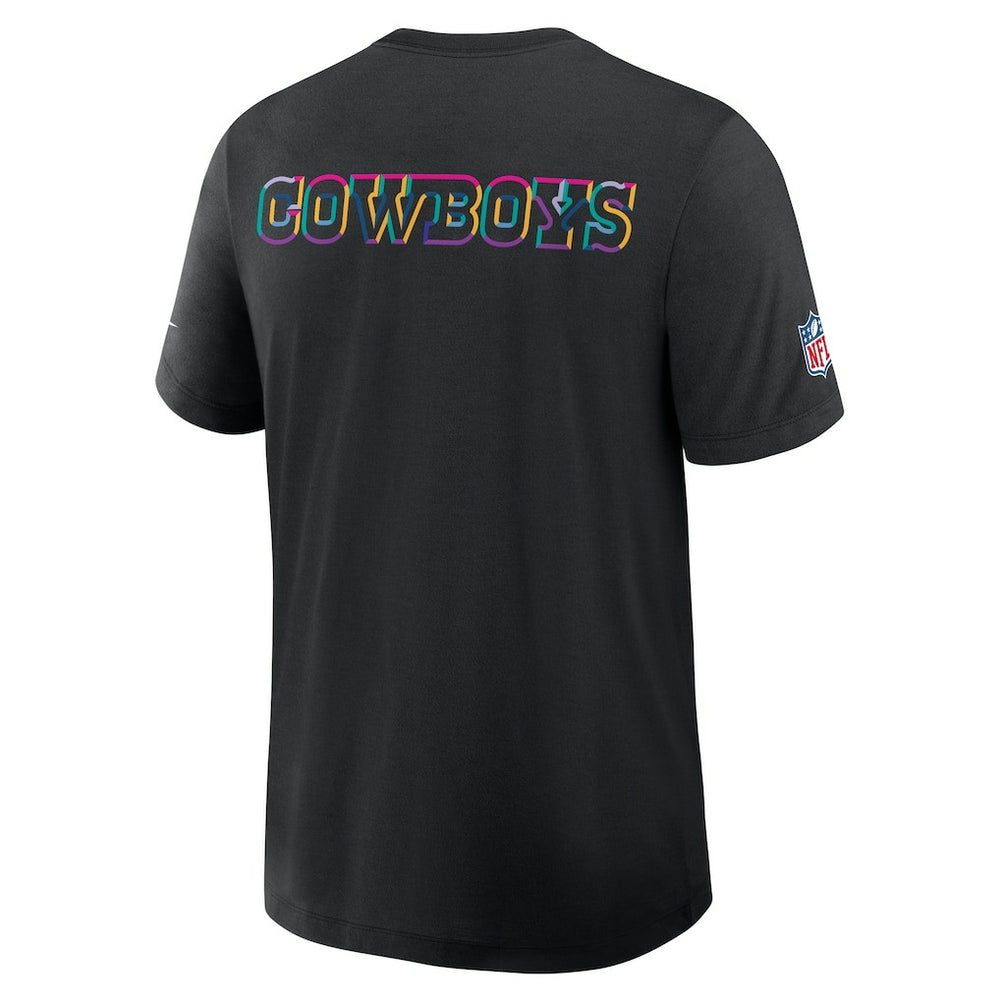 Dallas Cowboys 2025 NFL Crucial Catch Tri-Blend Dri-FIT T-Shirt - Black on sale