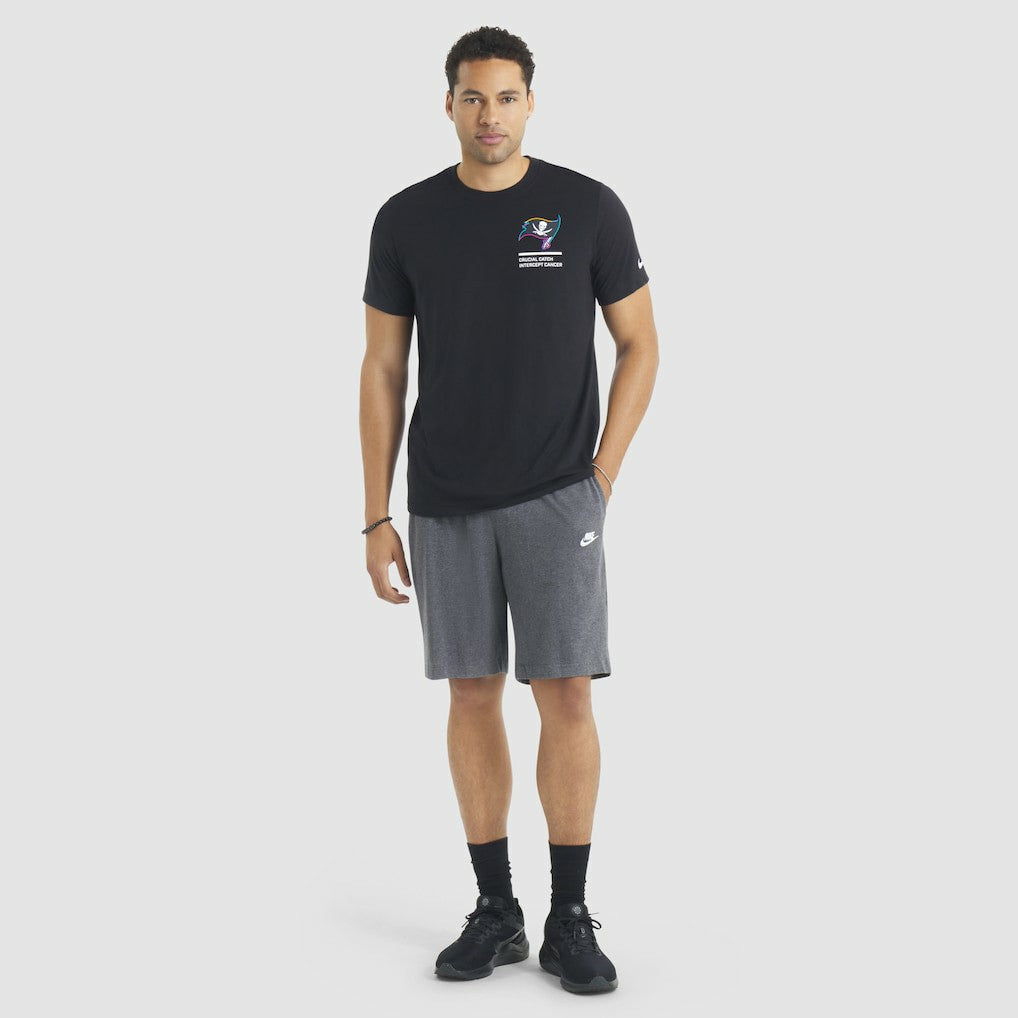 Tampa Bay Buccaneers 2025 NFL Crucial Catch Tri-Blend Dri-FIT T-Shirt - Black cheap
