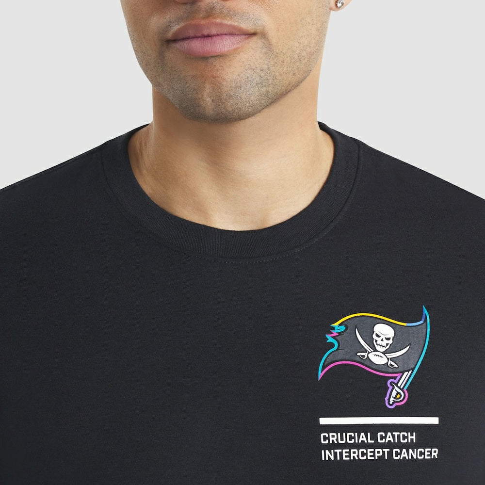 Tampa Bay Buccaneers 2025 NFL Crucial Catch Tri-Blend Dri-FIT T-Shirt - Black cheap
