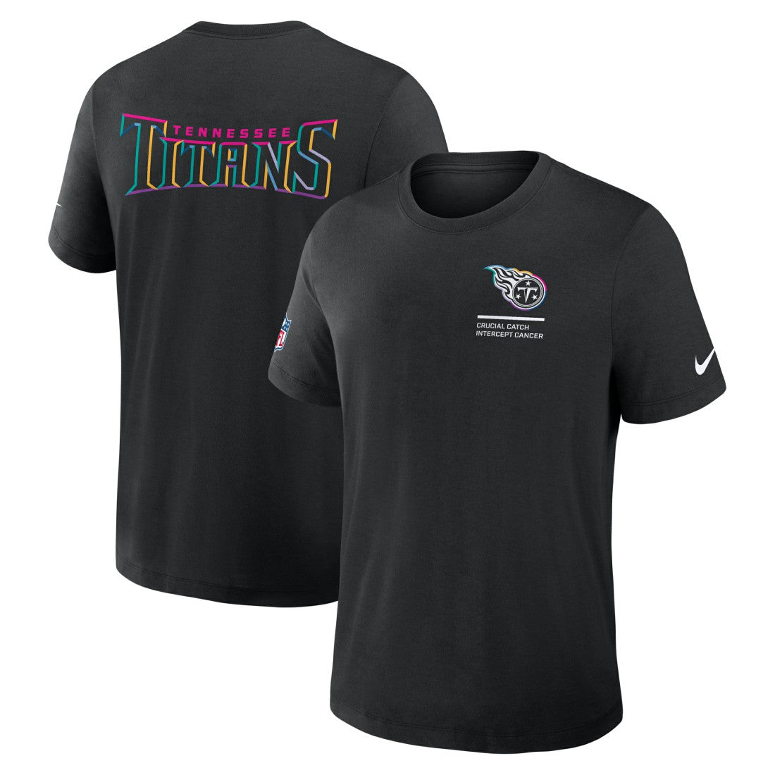 Tennessee Titans 2025 NFL Crucial Catch Tri-Blend Dri-FIT T-Shirt - Black sale