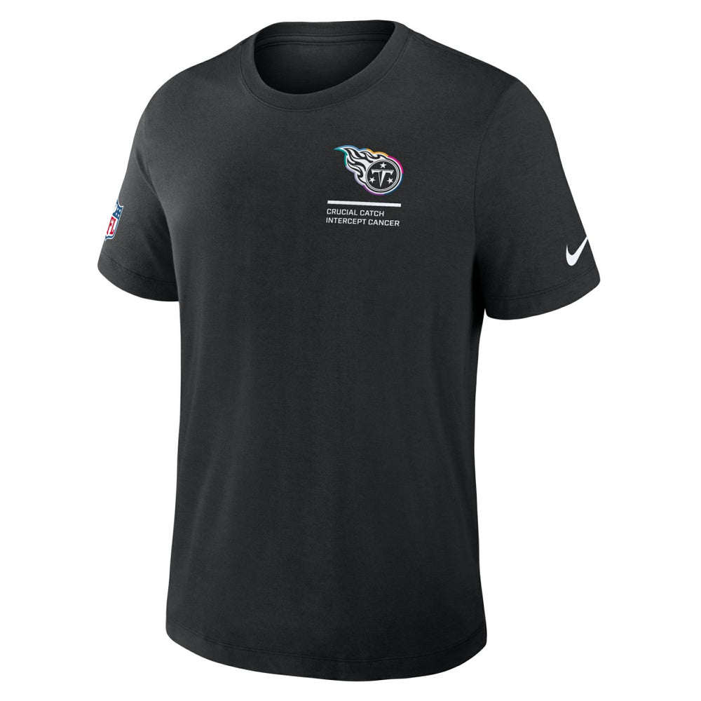 Tennessee Titans 2025 NFL Crucial Catch Tri-Blend Dri-FIT T-Shirt - Black sale