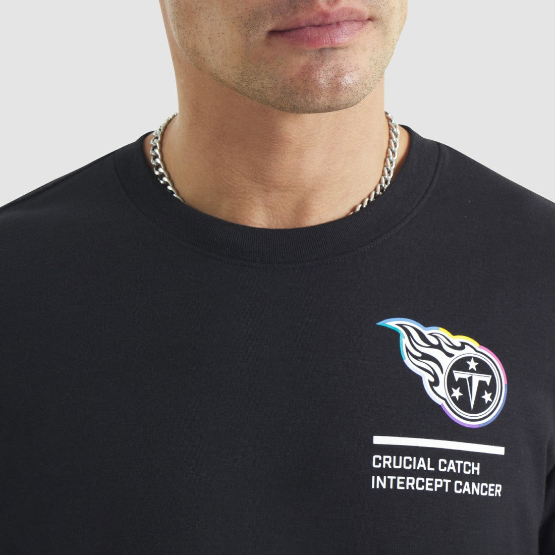 Tennessee Titans 2025 NFL Crucial Catch Tri-Blend Dri-FIT T-Shirt - Black sale