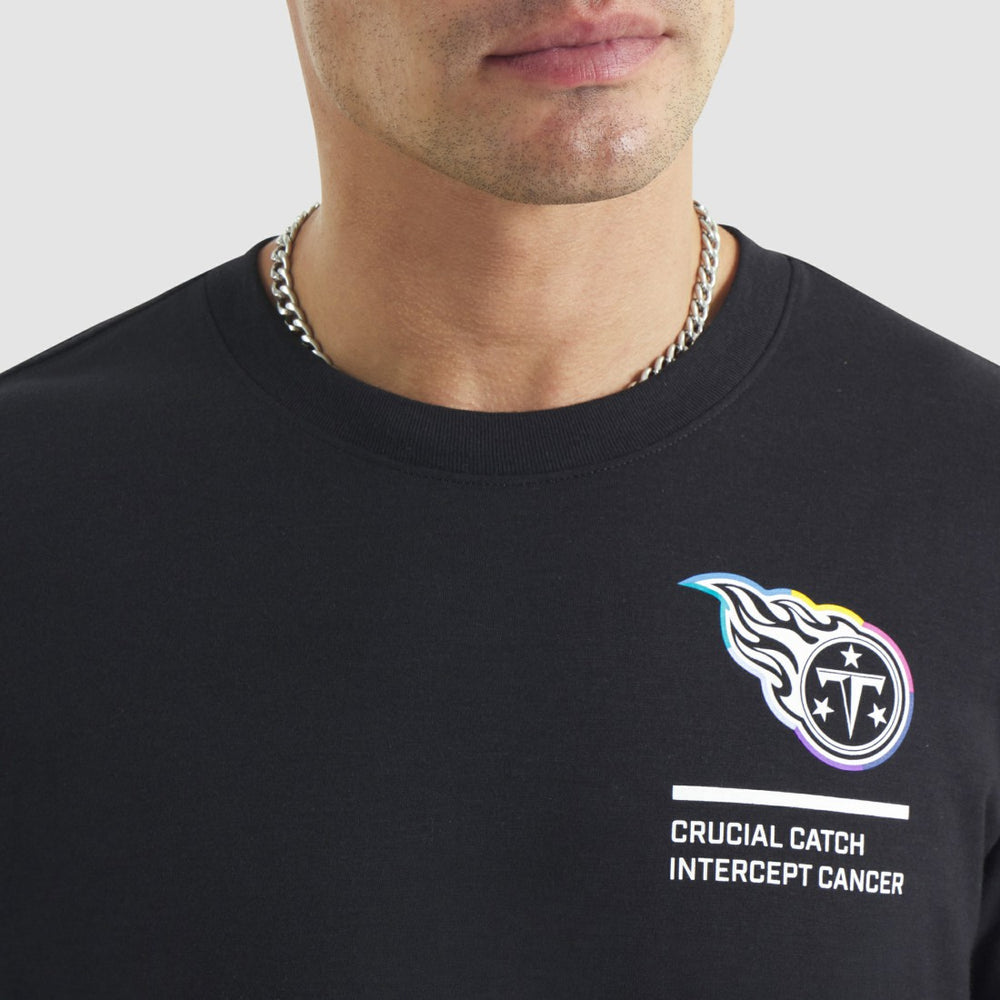 Tennessee Titans 2025 NFL Crucial Catch Tri-Blend Dri-FIT T-Shirt - Black sale