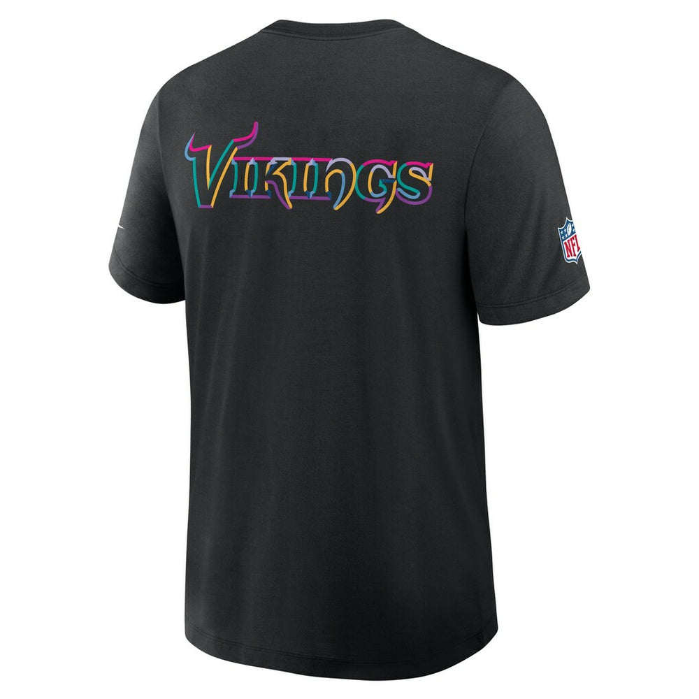 Minnesota Vikings 2025 NFL Crucial Catch Tri-Blend Dri-FIT T-Shirt - Black discount