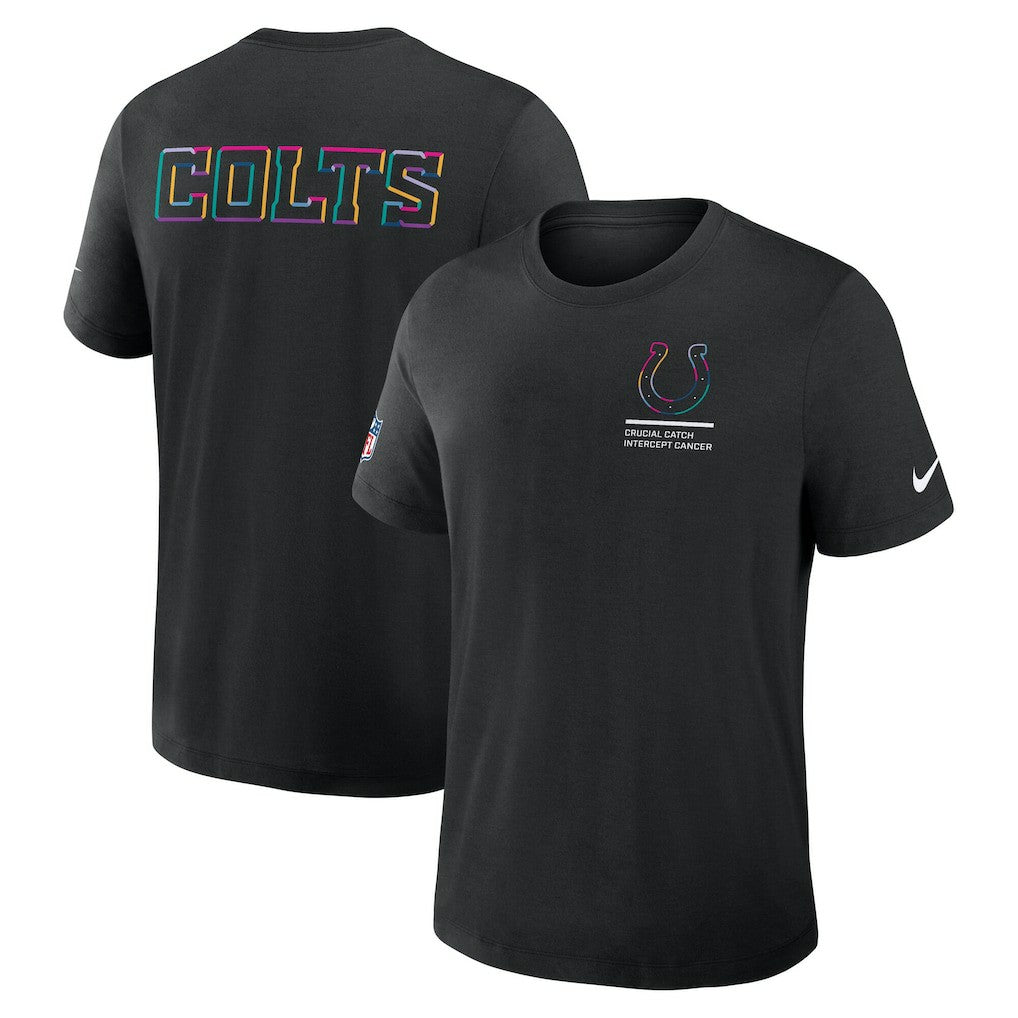 Indianapolis Colts 2025 NFL Crucial Catch Tri-Blend Dri-FIT T-Shirt - Black discount
