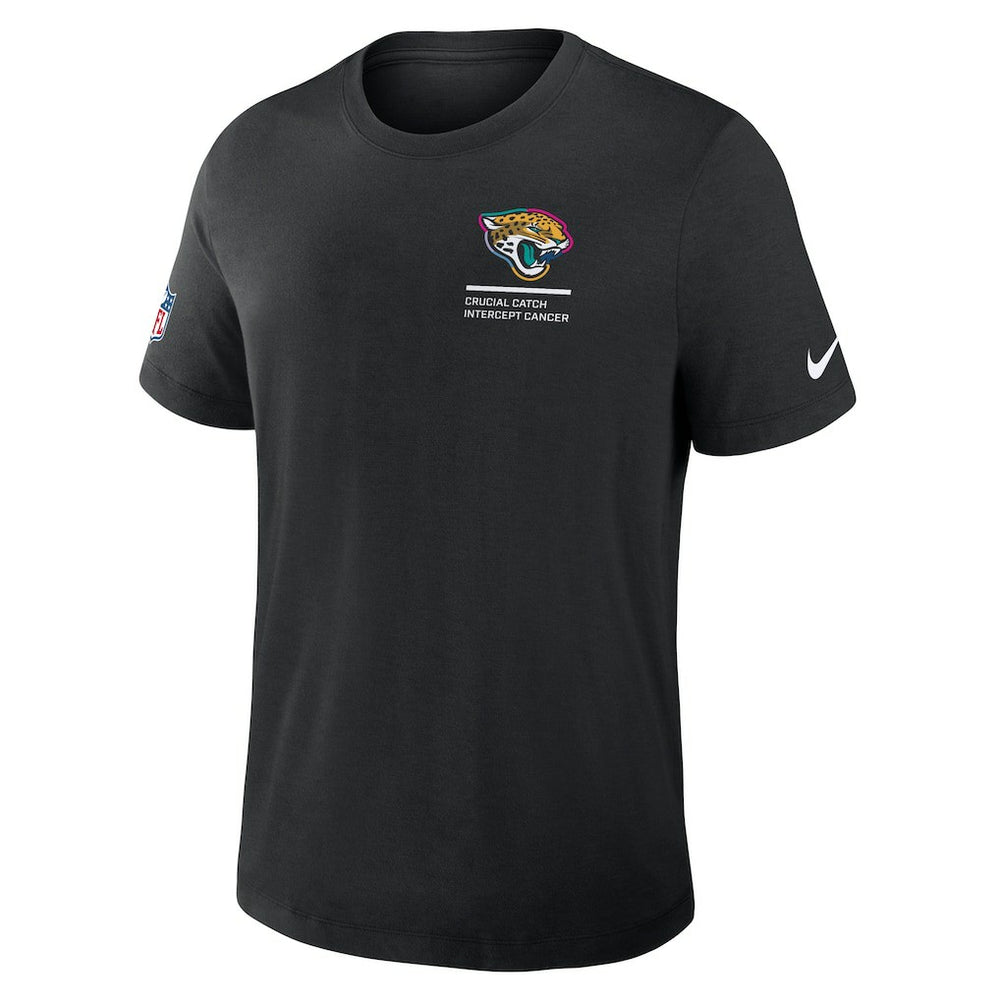 Jacksonville Jaguars 2025 NFL Crucial Catch Tri-Blend Dri-FIT T-Shirt - Black on sale