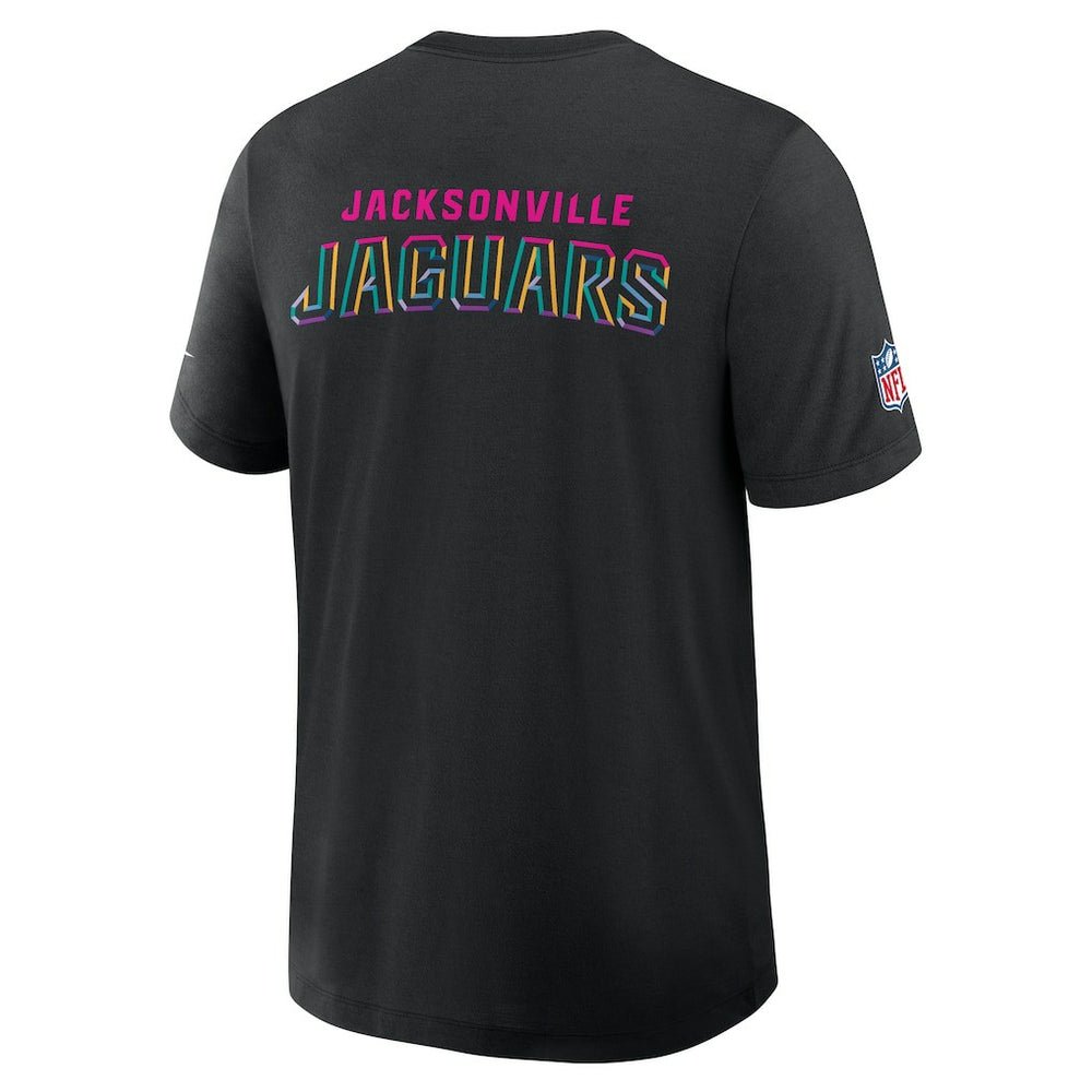 Jacksonville Jaguars 2025 NFL Crucial Catch Tri-Blend Dri-FIT T-Shirt - Black on sale