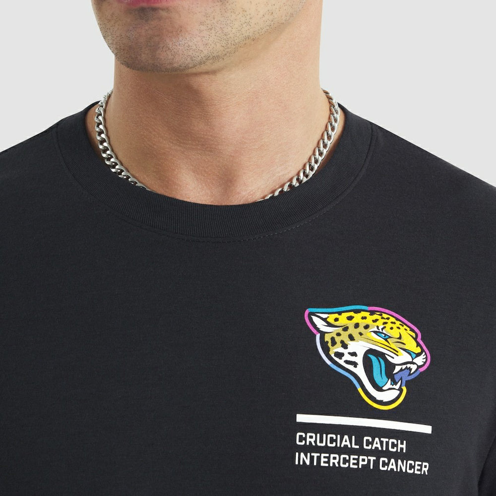Jacksonville Jaguars 2025 NFL Crucial Catch Tri-Blend Dri-FIT T-Shirt - Black on sale