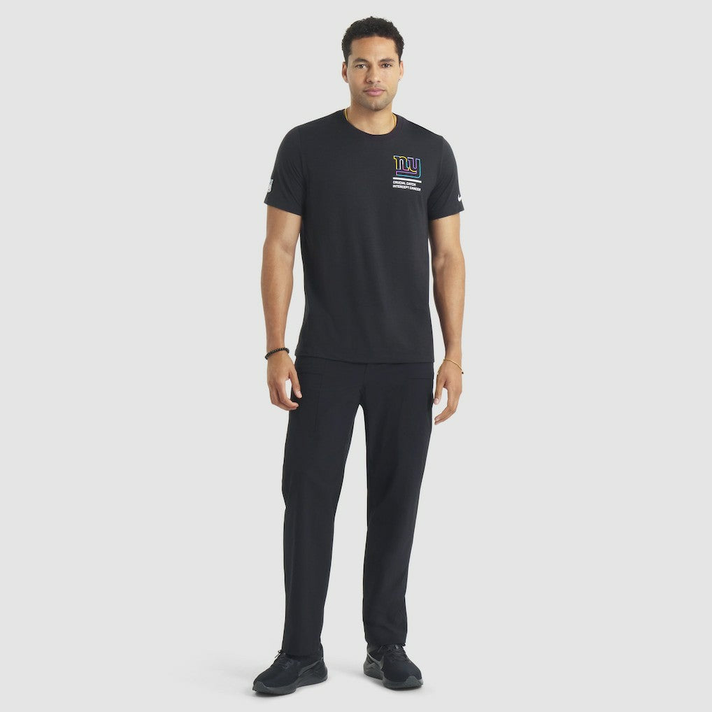 New York Giants 2025 NFL Crucial Catch Tri-Blend Dri-FIT T-Shirt - Black discount