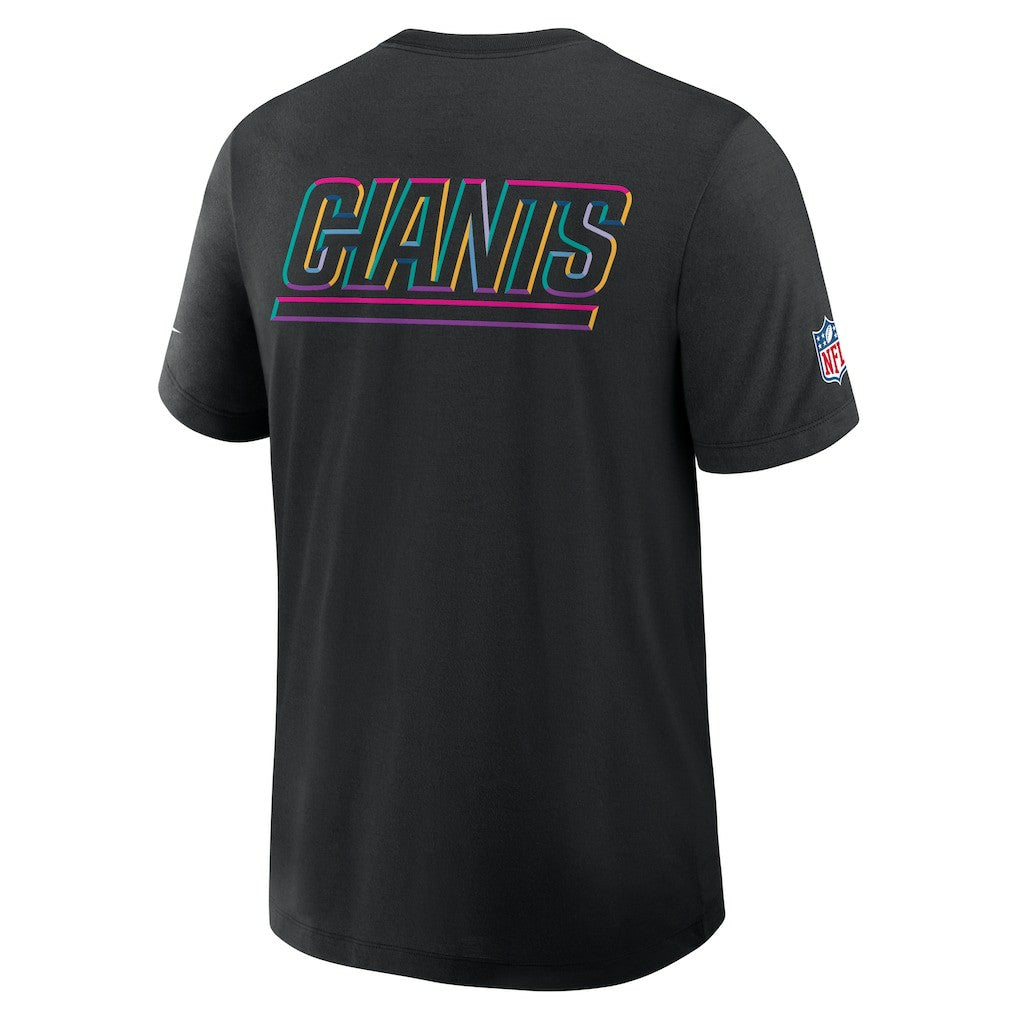 New York Giants 2025 NFL Crucial Catch Tri-Blend Dri-FIT T-Shirt - Black discount