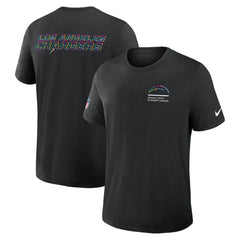 Los Angeles Chargers 2025 NFL Crucial Catch Tri-Blend Dri-FIT T-Shirt - Black for sale