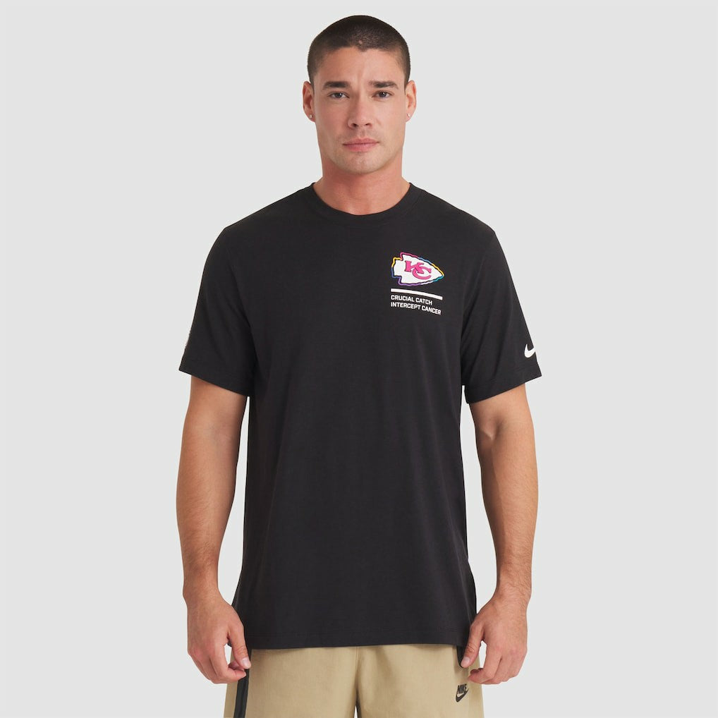 Kansas City Chiefs 2025 NFL Crucial Catch Tri-Blend Dri-FIT T-Shirt - Black online