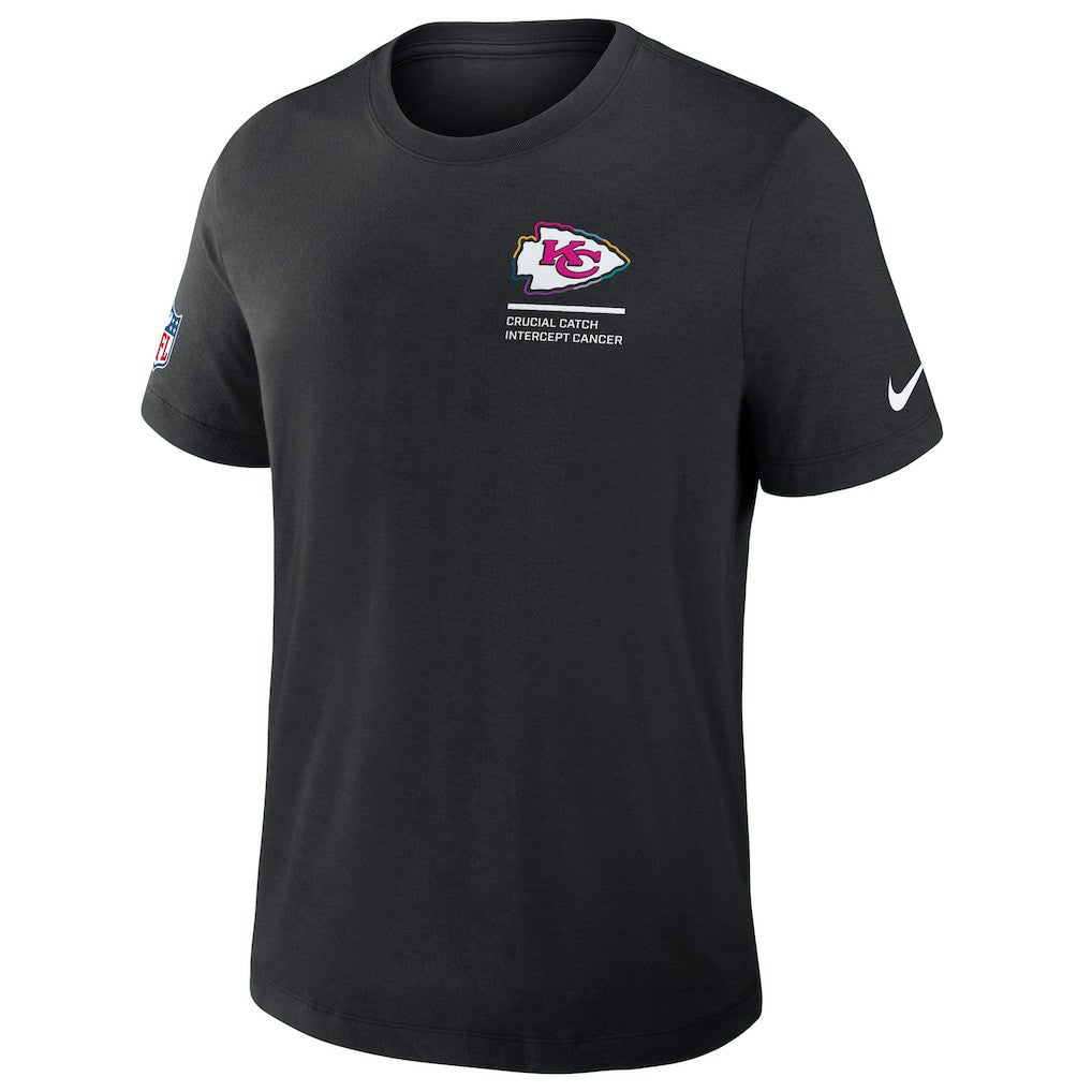 Kansas City Chiefs 2025 NFL Crucial Catch Tri-Blend Dri-FIT T-Shirt - Black online