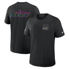 New York Jets 2025 NFL Crucial Catch Tri-Blend Dri-FIT T-Shirt - Black for sale
