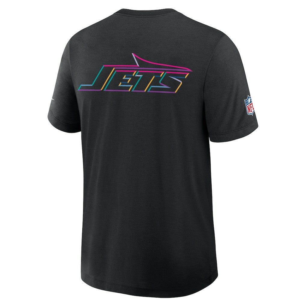 New York Jets 2025 NFL Crucial Catch Tri-Blend Dri-FIT T-Shirt - Black for sale