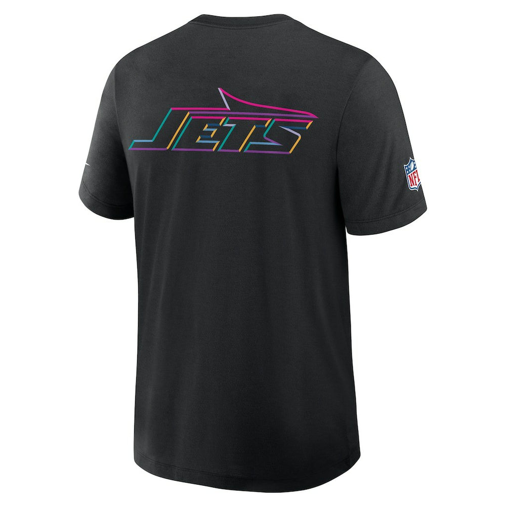 New York Jets 2025 NFL Crucial Catch Tri-Blend Dri-FIT T-Shirt - Black for sale