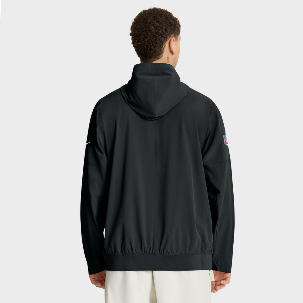 Detroit Lions Sideline Alt Pack Anorak Half-Zip Hoodie Jacket - Black on sale