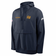 Green Bay Packers The 1923 Classic Sideline Half-Zip Anorak Jacket - Navy online
