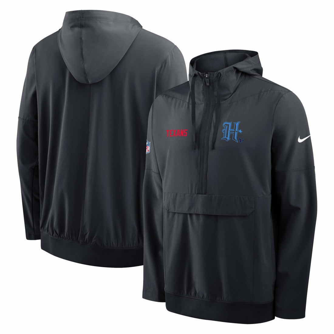 Houston Texans Sideline Alt Pack Anorak Half-Zip Hoodie Jacket - Navy online