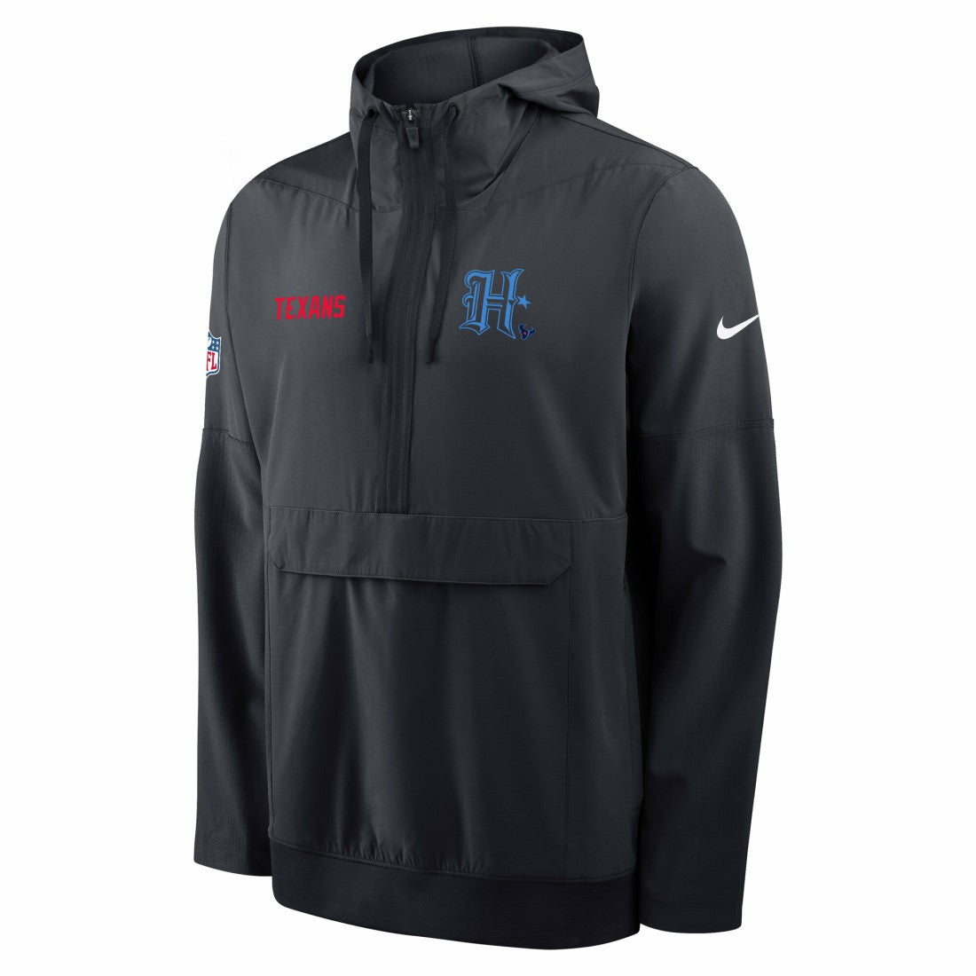 Houston Texans Sideline Alt Pack Anorak Half-Zip Hoodie Jacket - Navy online