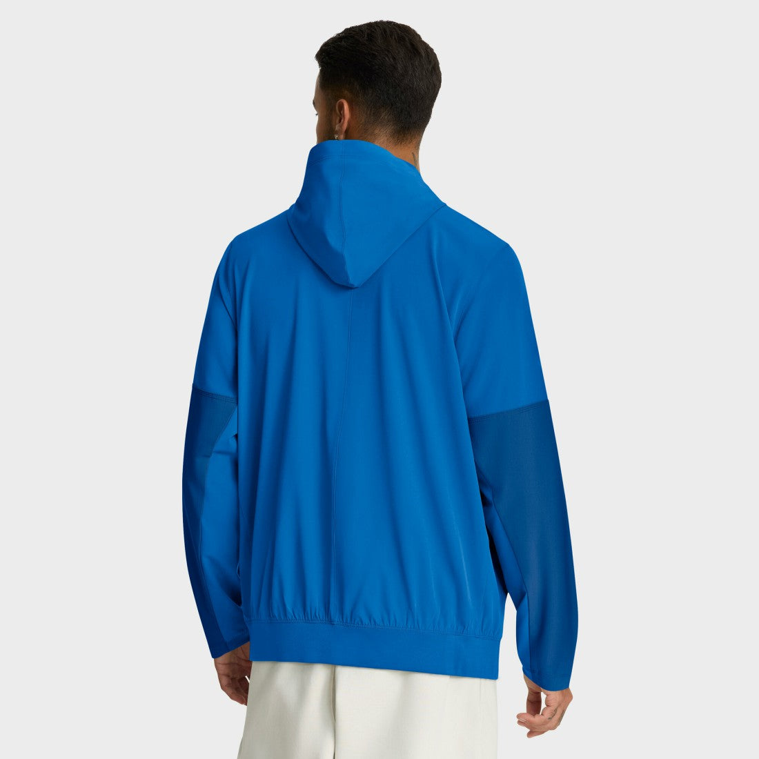 Detroit Lions Sideline Anorak Half-Zip Hoodie Jacket - Blue sale