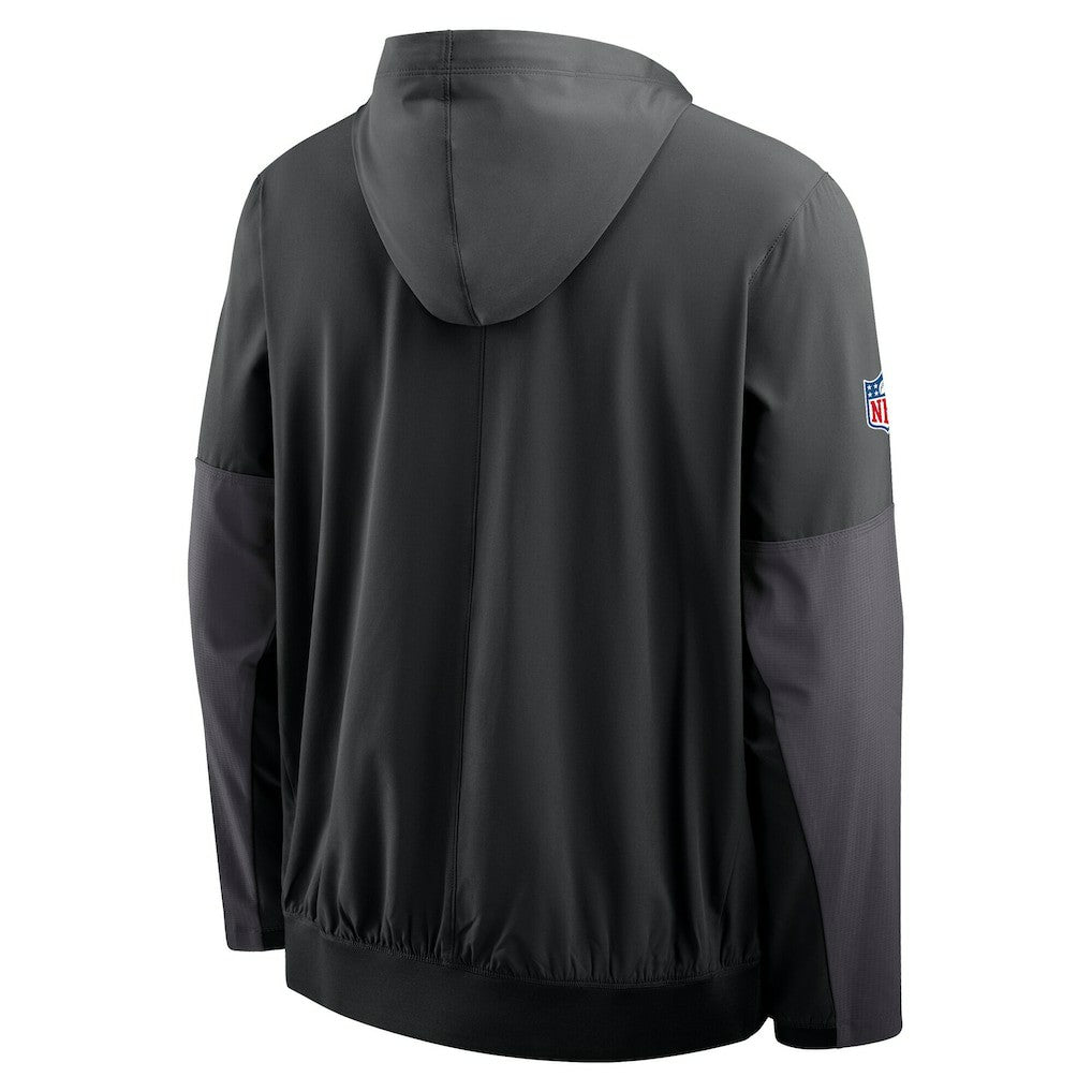Cincinnati Bengals Sideline Anorak Half-Zip Hoodie Jacket - Black sale