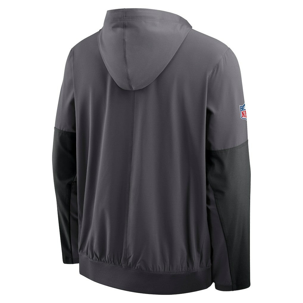 Cleveland Browns Sideline Anorak Half-Zip Hoodie Jacket - Anthracite online