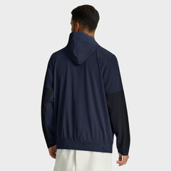 Denver Broncos Sideline Anorak Half-Zip Hoodie Jacket - Navy on sale