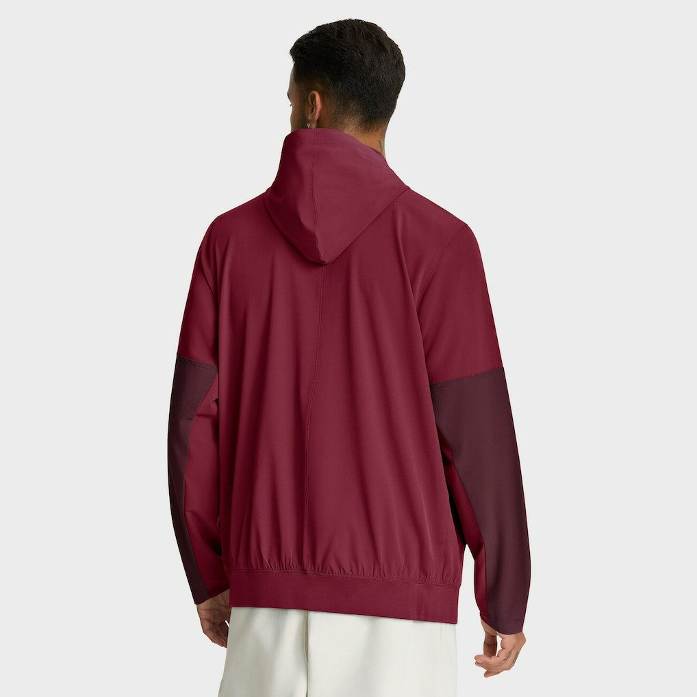 Washington Commanders Sideline Anorak Half-Zip Hoodie Jacket - Burgundy on sale