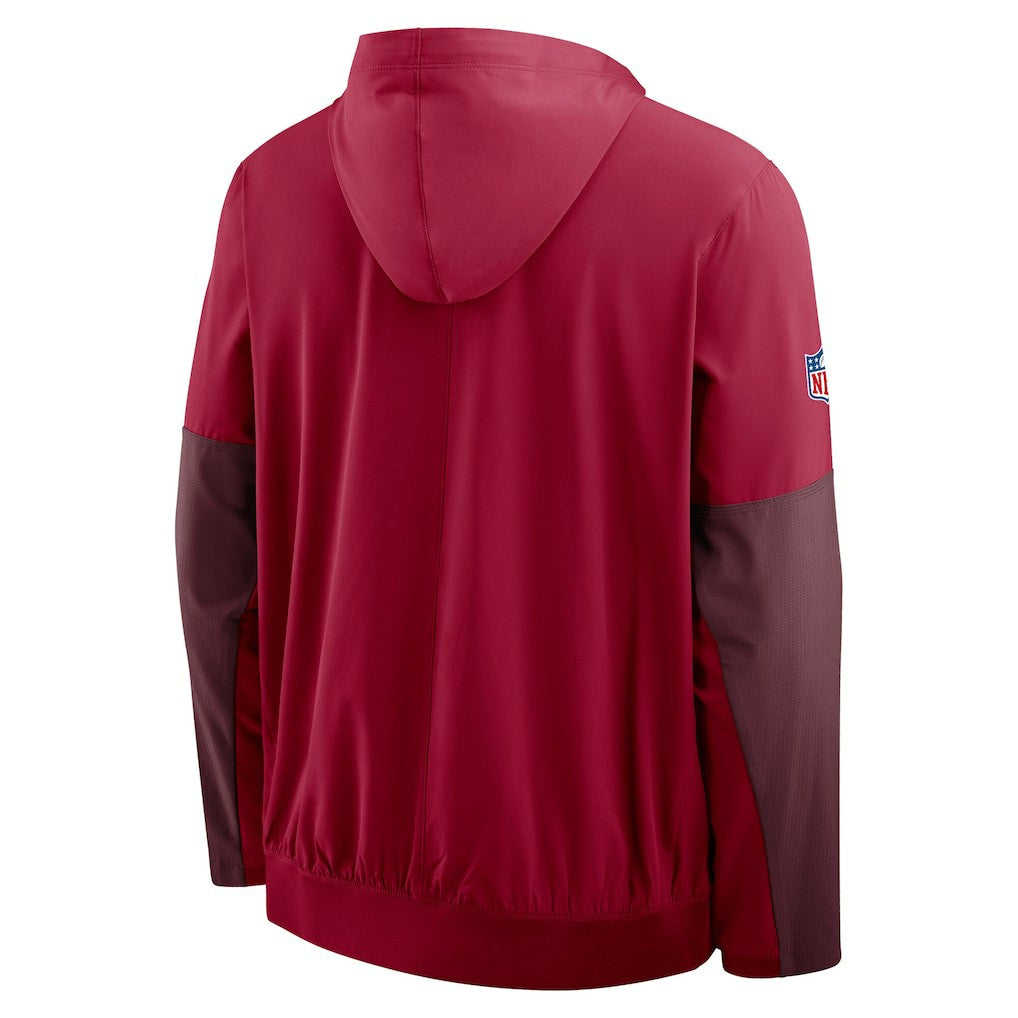 Washington Commanders Sideline Anorak Half-Zip Hoodie Jacket - Burgundy on sale