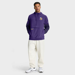 Minnesota Vikings Sideline Anorak Half-Zip Hoodie Jacket - Purple cheap