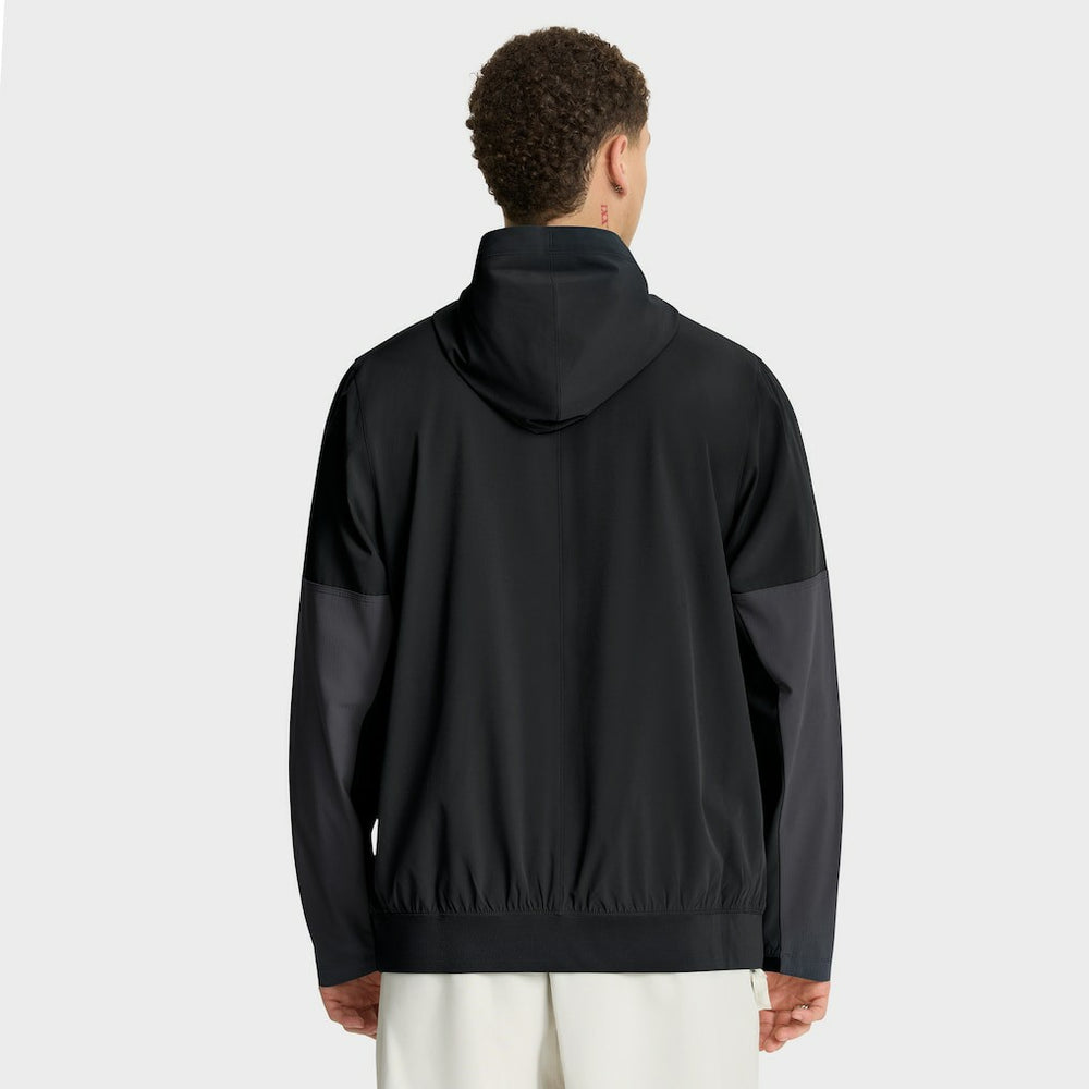 Pittsburgh Steelers Sideline Anorak Half-Zip Hoodie Jacket - Black for sale