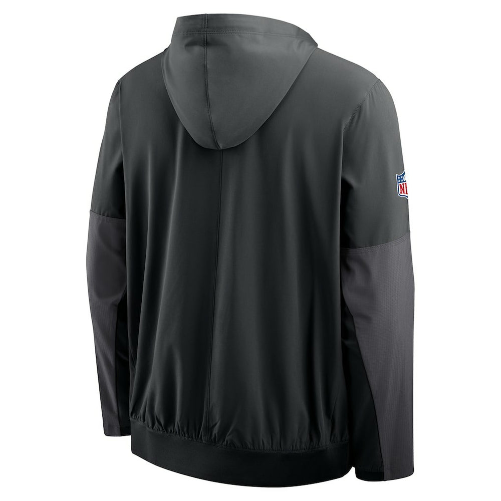 Pittsburgh Steelers Sideline Anorak Half-Zip Hoodie Jacket - Black for sale