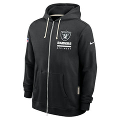 Las Vegas Raiders Sideline Standard Issue Utility Player Dri-FIT Full-Zip Hoodie - Black on sale