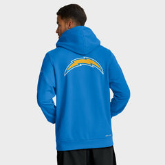 Los Angeles Chargers Sideline Standard Issue Utility Player Dri-FIT Full-Zip Hoodie - Powder Blue sale