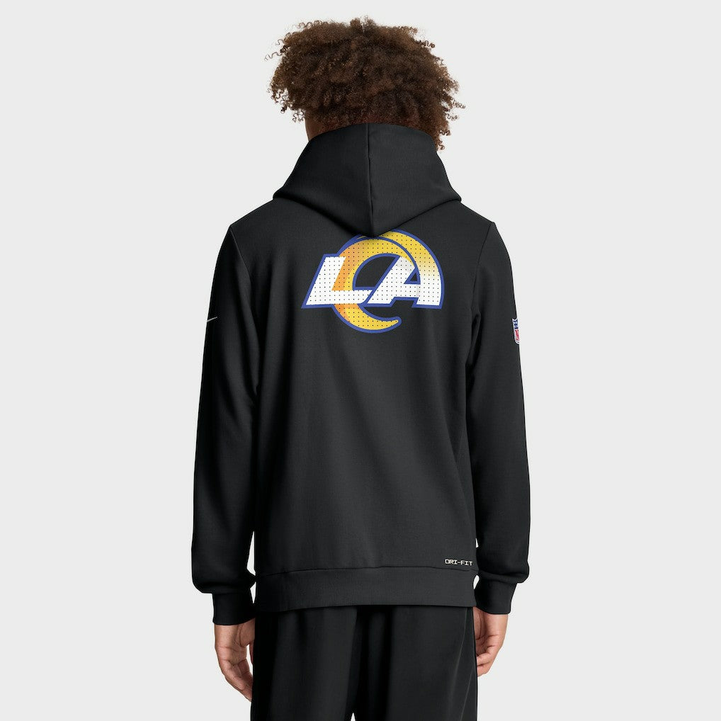 Los Angeles Rams Sideline Standard Issue Utility Player Dri-FIT Full-Zip Hoodie - Black online
