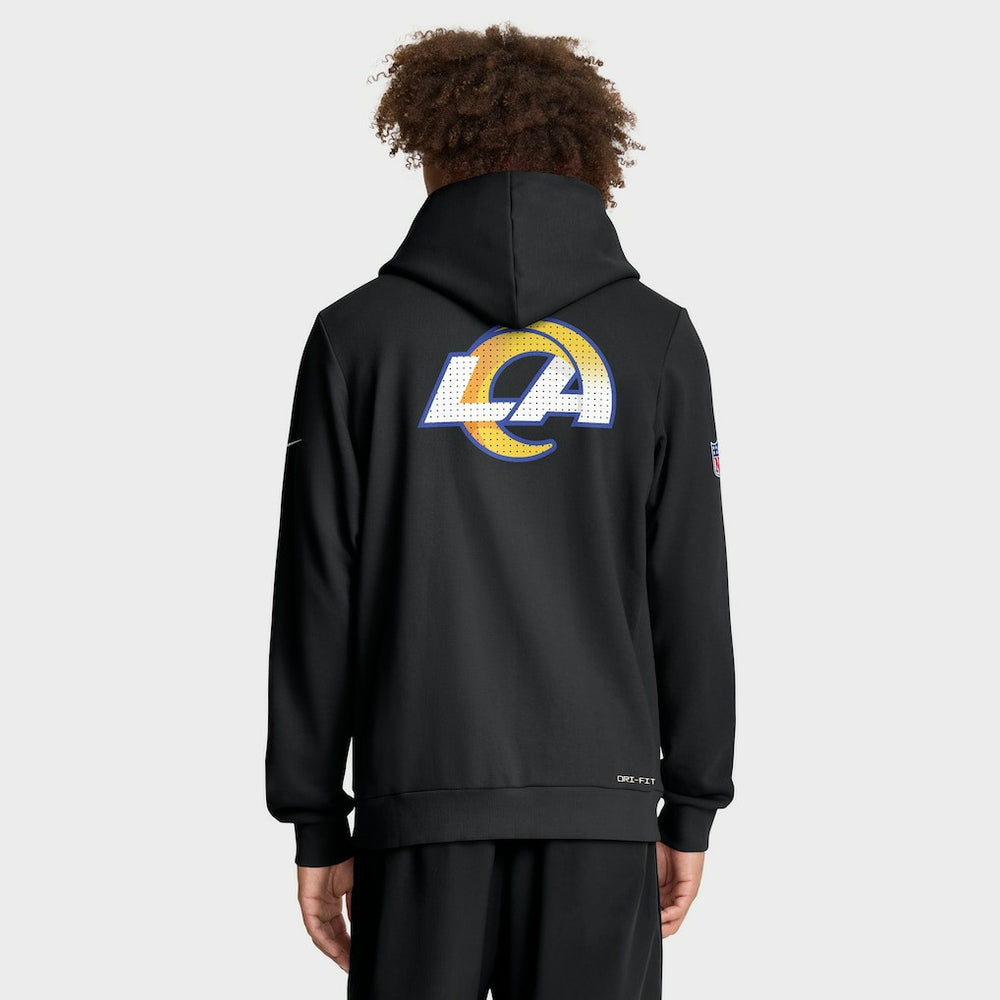 Los Angeles Rams Sideline Standard Issue Utility Player Dri-FIT Full-Zip Hoodie - Black online