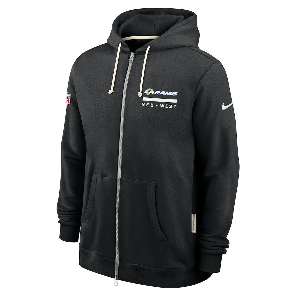 Los Angeles Rams Sideline Standard Issue Utility Player Dri-FIT Full-Zip Hoodie - Black online